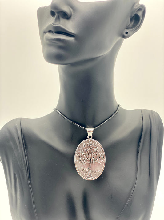 Rose Quartz Reversible Pendant