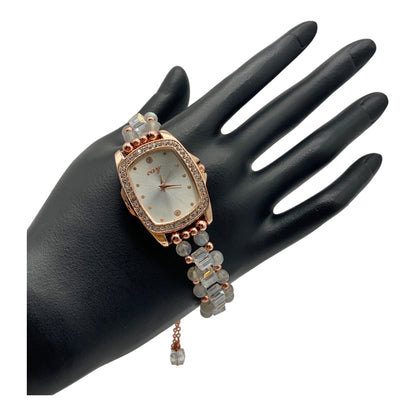 Crystal Charm Wrist Watch