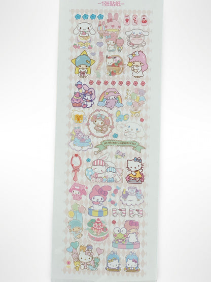 Kawaii Laser Sticker Set