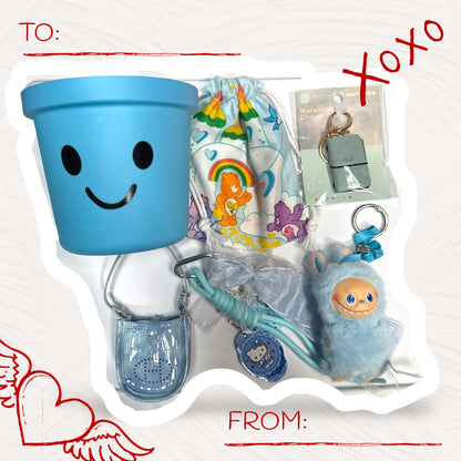 Color-Themed Kawaii Gift Set in Smiley Cup – Curated Charm Bundle (6 Colors Available)