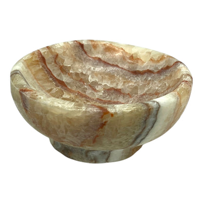 Brown Onyx Round Bowl