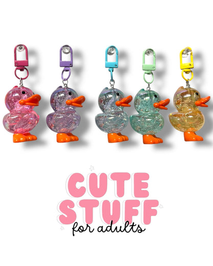Cute Duck Keychain – Kawaii Bag Charm Accessory