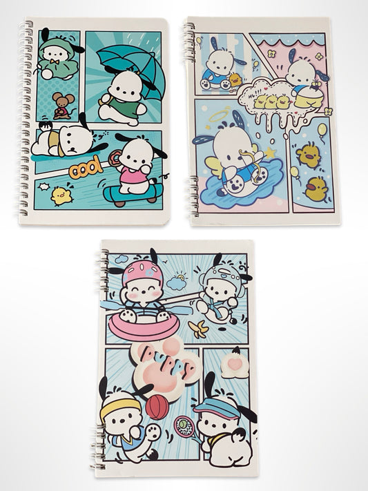 Sanrio Spring Bound Lined Notebooks