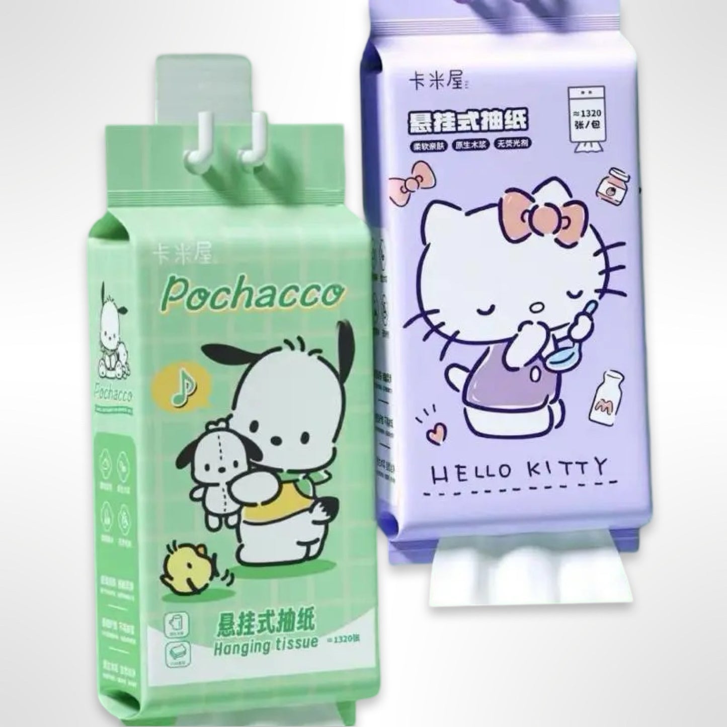 Sanrio Extractable Paper Towels / Hanging Tissue