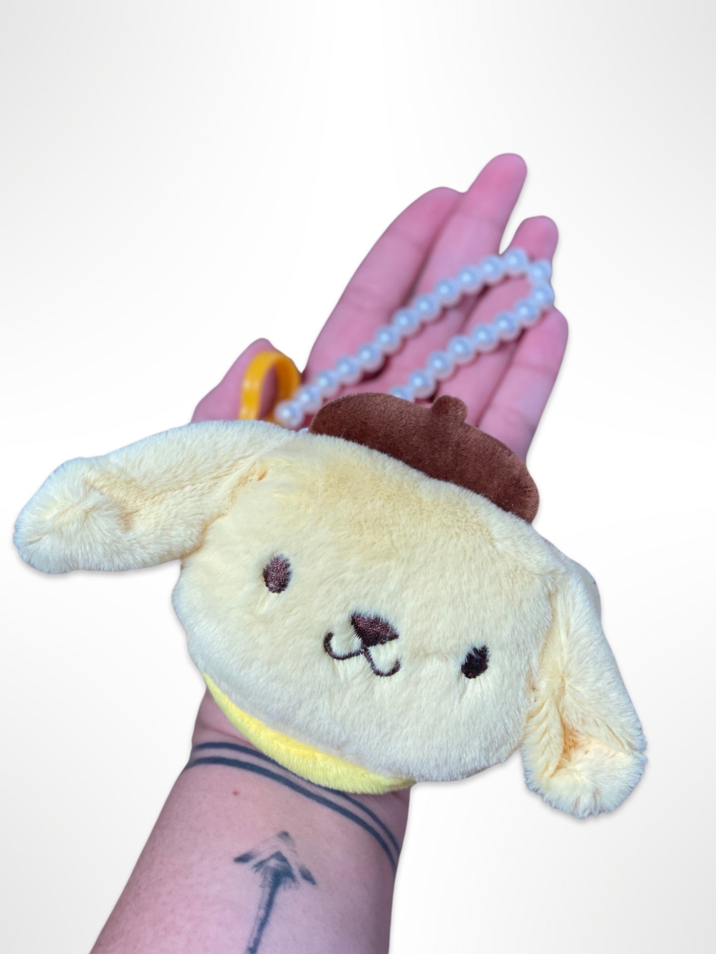 Pompompurin Plushie Keychain