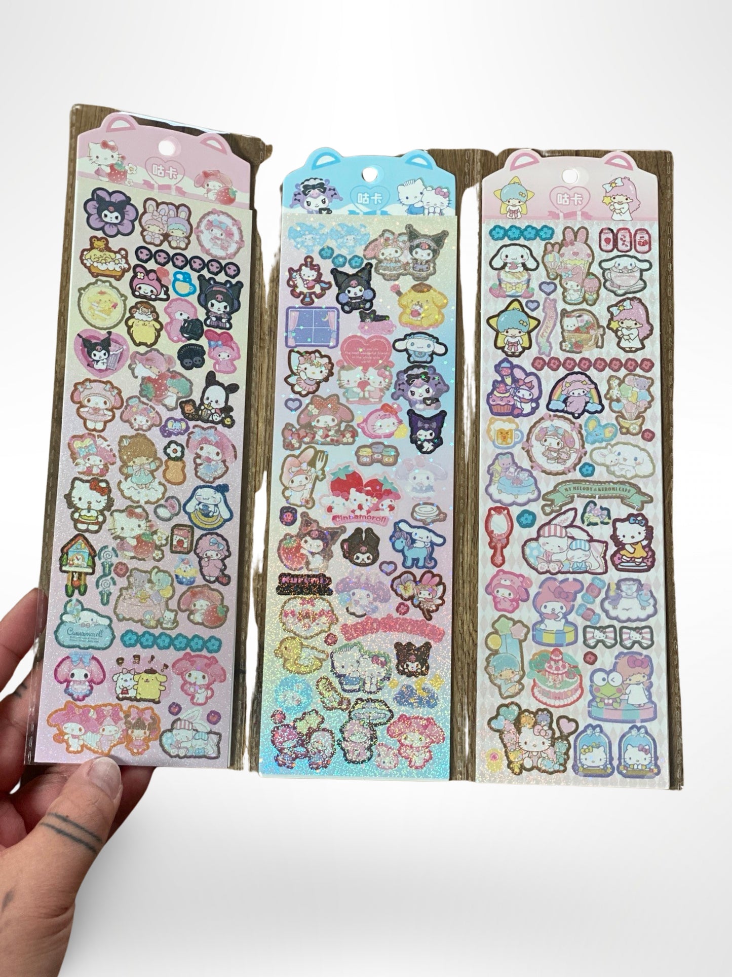 Kawaii Laser Sticker Set