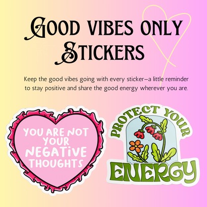 Good Vibes Only Stickers