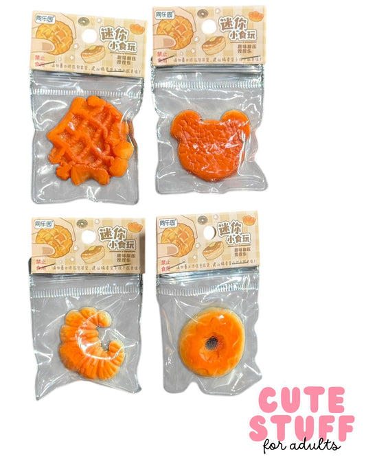 🥐 Mini Pastry Squishy – Realistic Dessert Toy