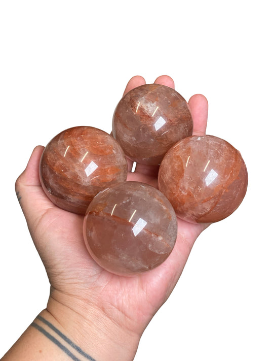 Fire Quartz Sphere