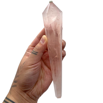 Rose quartz tower