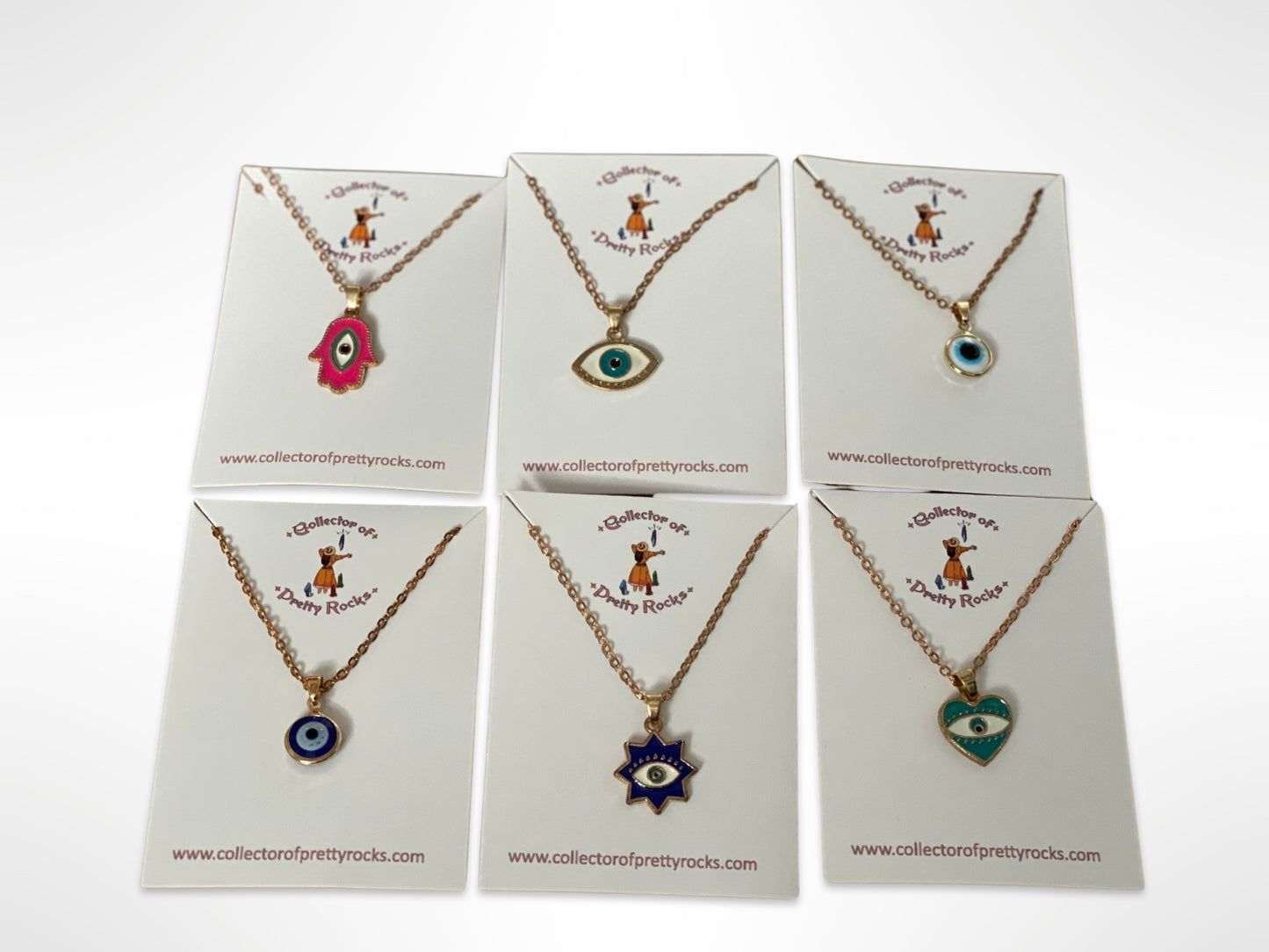 Evil Eye Necklace Set 2