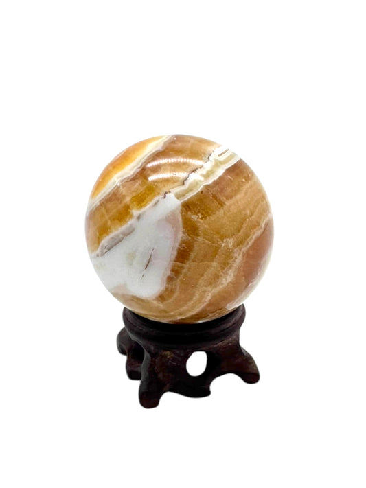 Orange Calcite Sphere