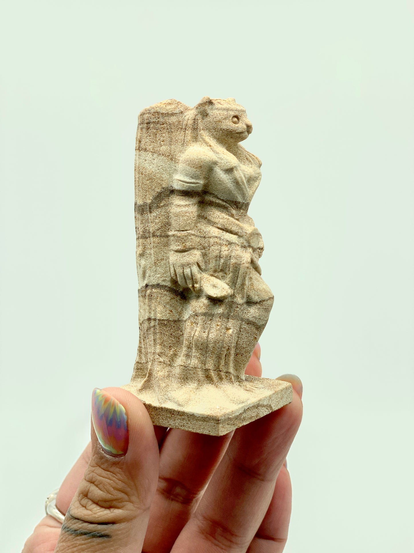 Petrified Wood Egyptian Carvings