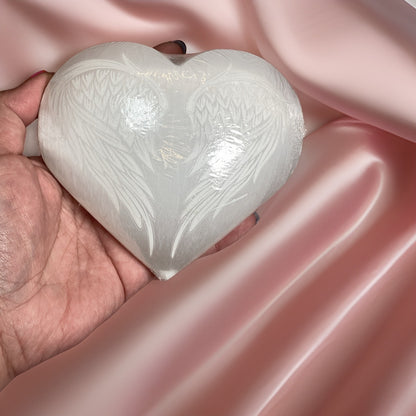 Selenite Hearts 🤍