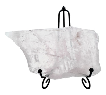 Rose Quartz Slab with Free Stand