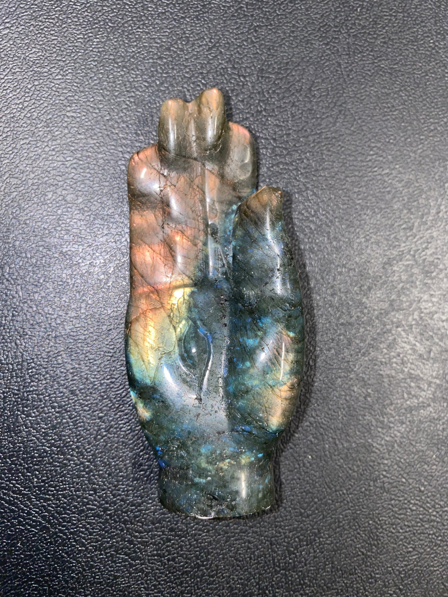 Labradorite Standing Hands