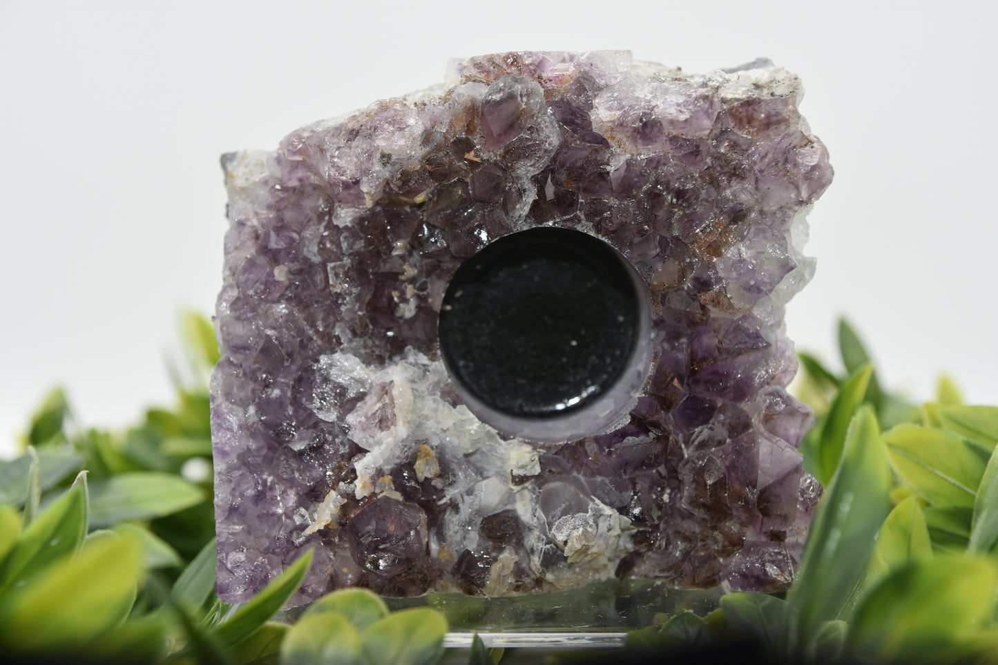 Amethyst Candle Holder