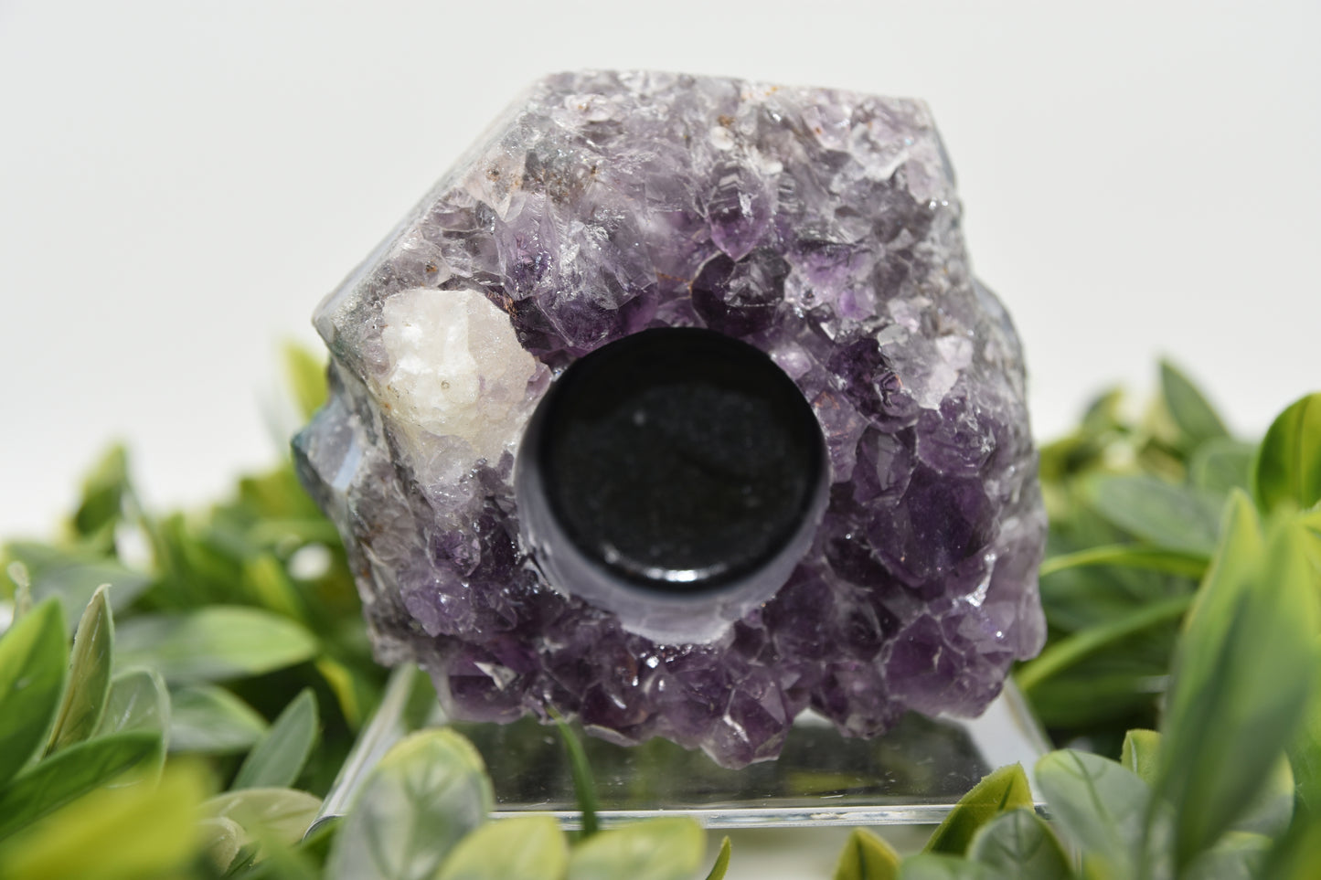 Amethyst Candle Holder