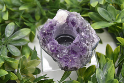 Amethyst Candle Holder