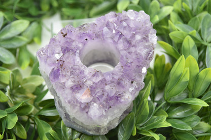 Amethyst Candle Holder