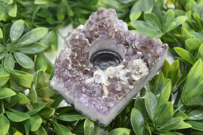 Amethyst Candle Holder