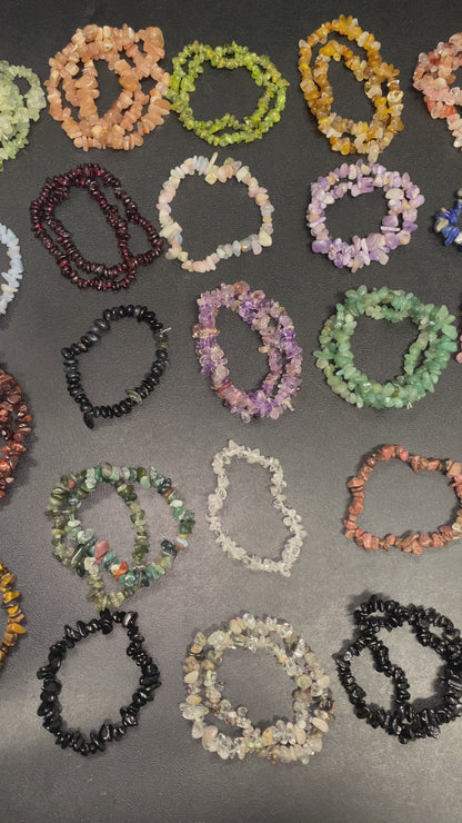 Crystal Chips Bracelets