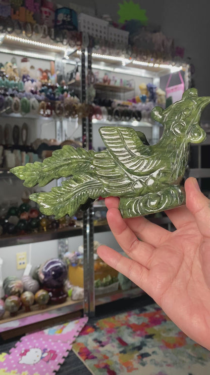 Jade Phoenix Carving