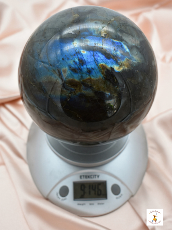 Labradorite Sphere 9 lbs