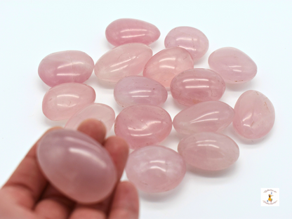 Rose Quartz Palm Stone