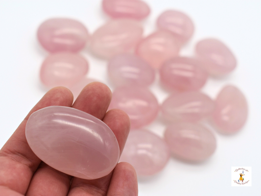 Rose Quartz Palm Stone