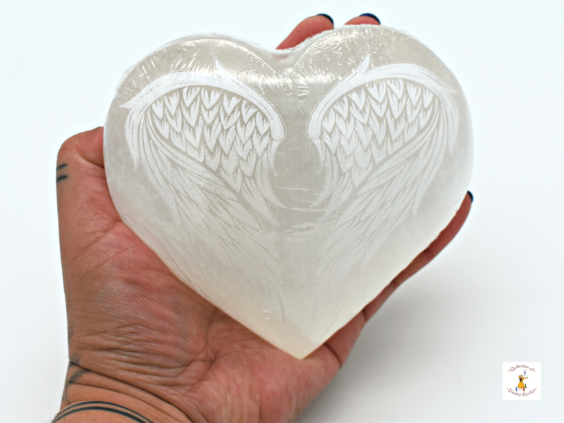 Selenite Heart