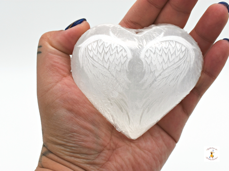 Selenite Heart