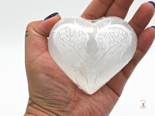 Selenite Heart